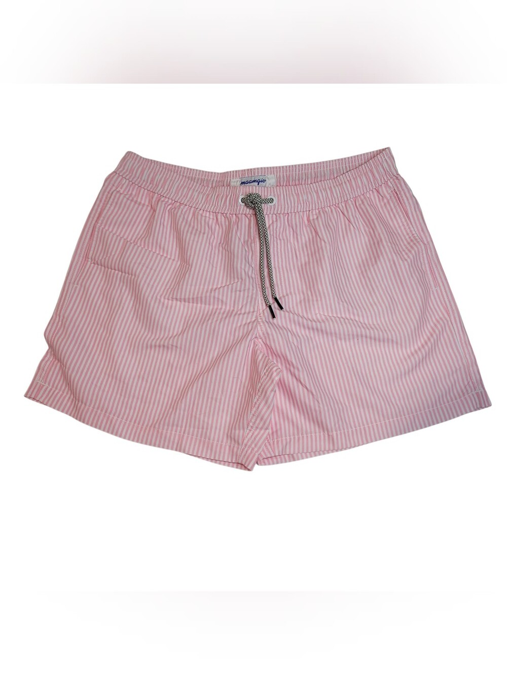 Mens Coast Sweet Striped Print Swim Trunks Medium